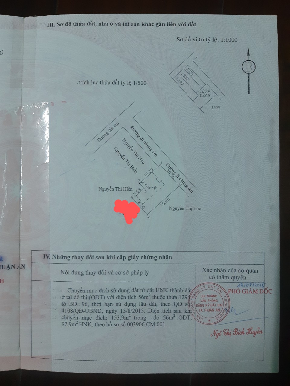 CHÍNH CHỦ BÁN NHANH LÔ ĐẤT TẠI KHU DÂN CƯ BÌNH PHƯỚC A - BÌNH CHUẨN - THUẬN AN - BÌNH DƯƠNG