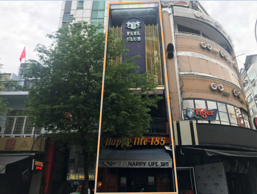 Cho thuê nhà phố tây 185 Đề Thám, Happy Life Bùi Viện Quận 1