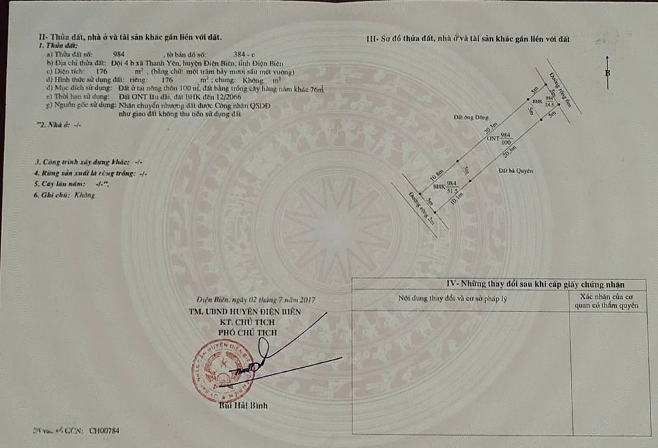 Bán nhà đất mưới xây tại xã Thanh Yên, huyện Điện Biên