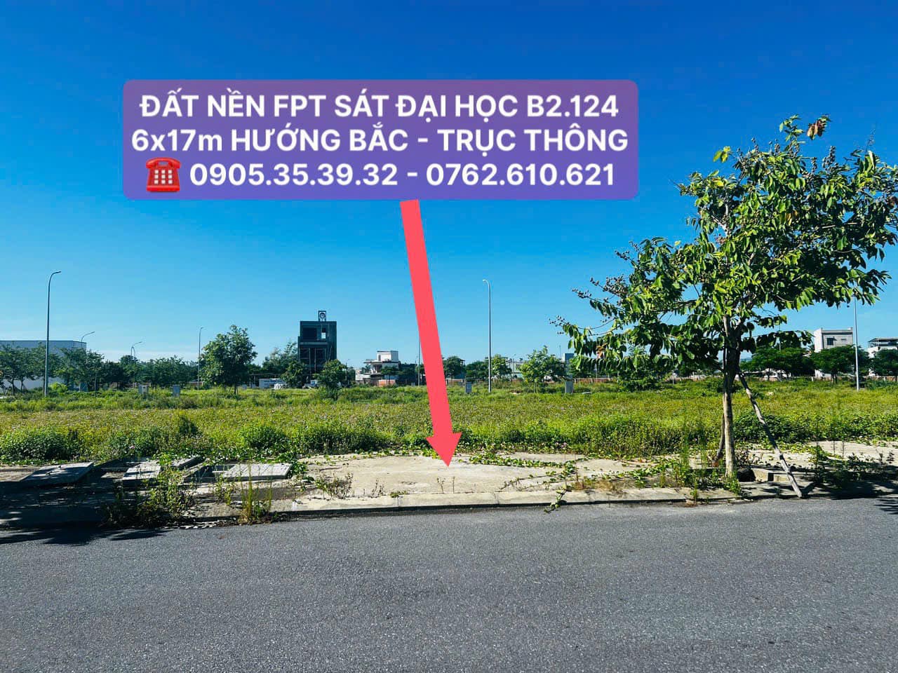 ĐẤT FPT ĐÀ NẴNG - VỊ TRÍ ĐẸP - GIÁ HỢP LÝ