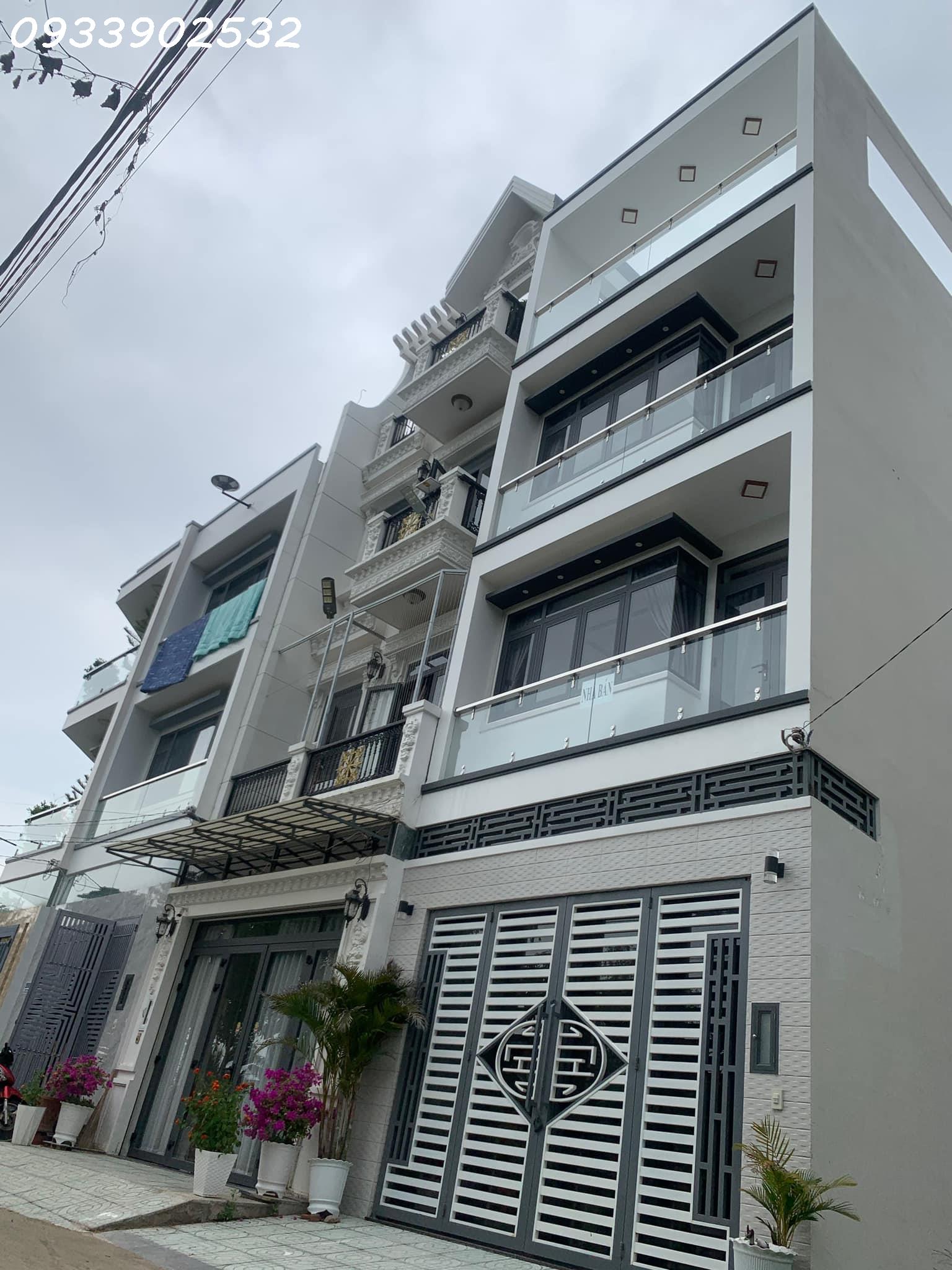 Nhà mới 4 tầng btct - ô tô quay đầu - kdc sài gòn mới - ngay trung tâm nhà bè - giá thương lượng