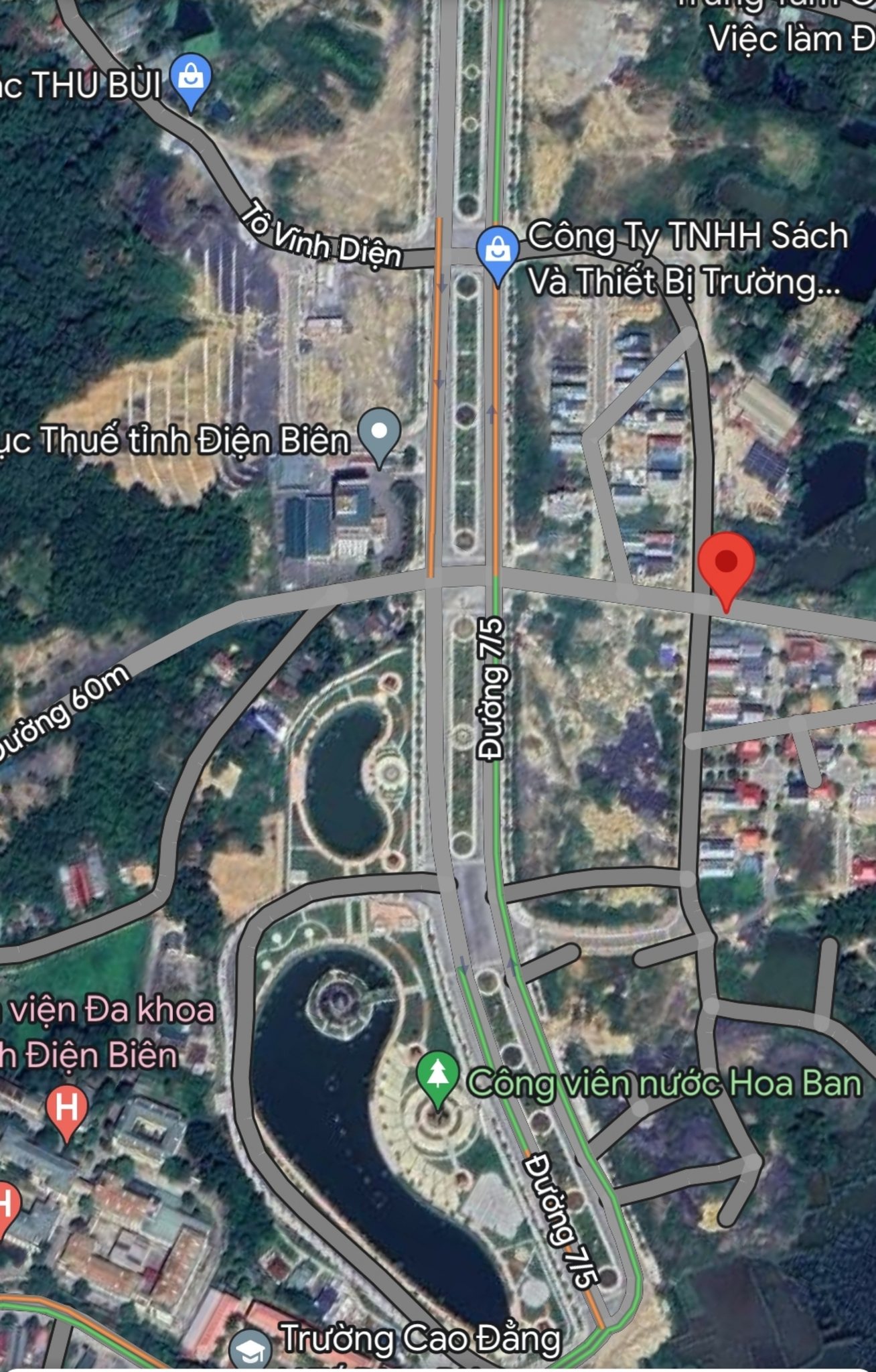 Bán mảnh đất ngã tư 2 mặt tiền đối diện chi cục thuế tỉnh đường 60m