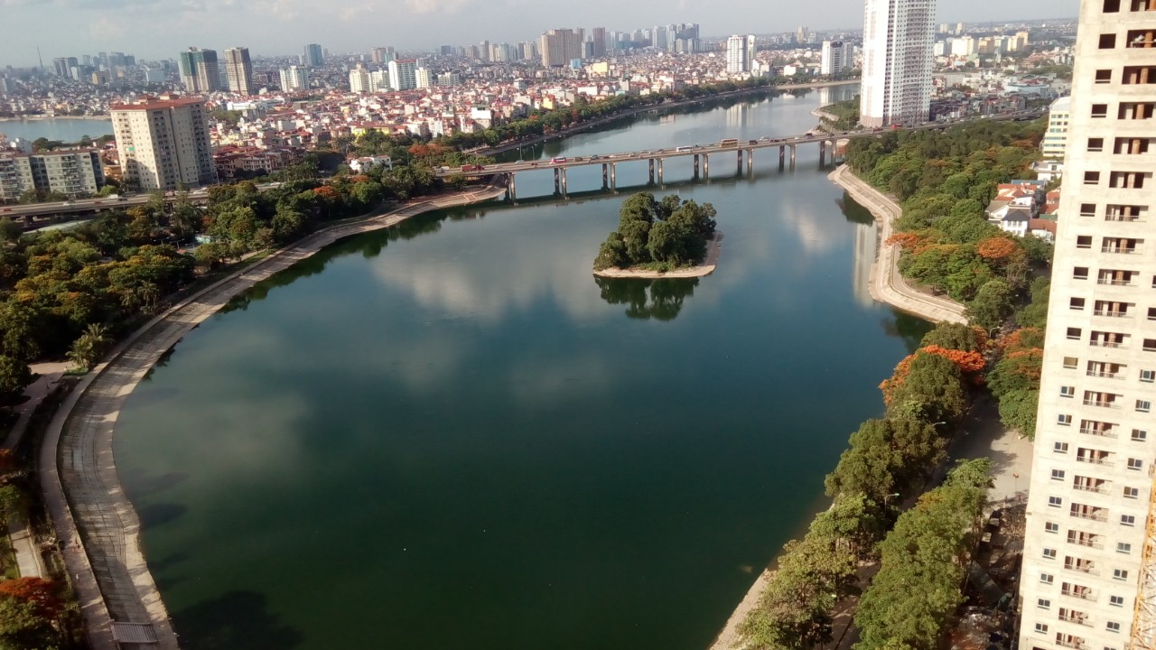 Gia đình không có nhu cầu sử dụng căn góc 2412 HH1B bán đảo Linh Đàm