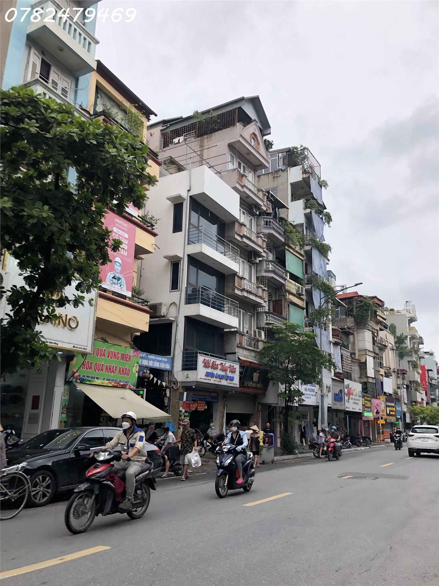 Bán nhà mặt phố Bạch Mai rẻ không tưởng 150m2, giá 40 tỷ, mặt tiền vỉa hè 4m.