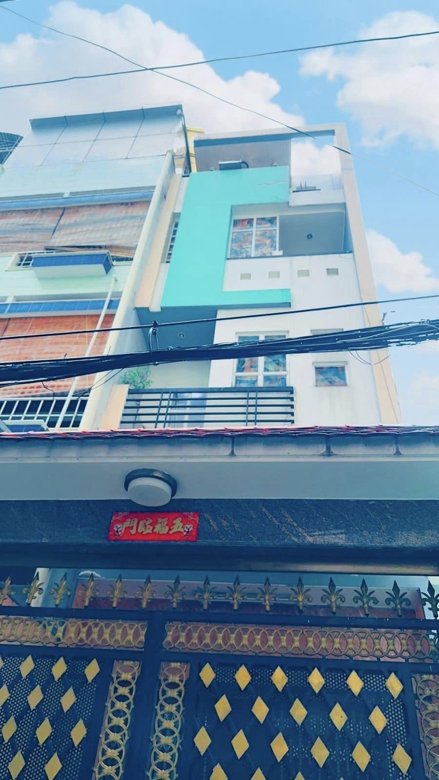 Nhà ngon, sân riêng, sát MT, Hoà Hảo, Q10, 5 tầng, 6PN, Ở/VP, 4x19, nhỉnh 12 tỷ