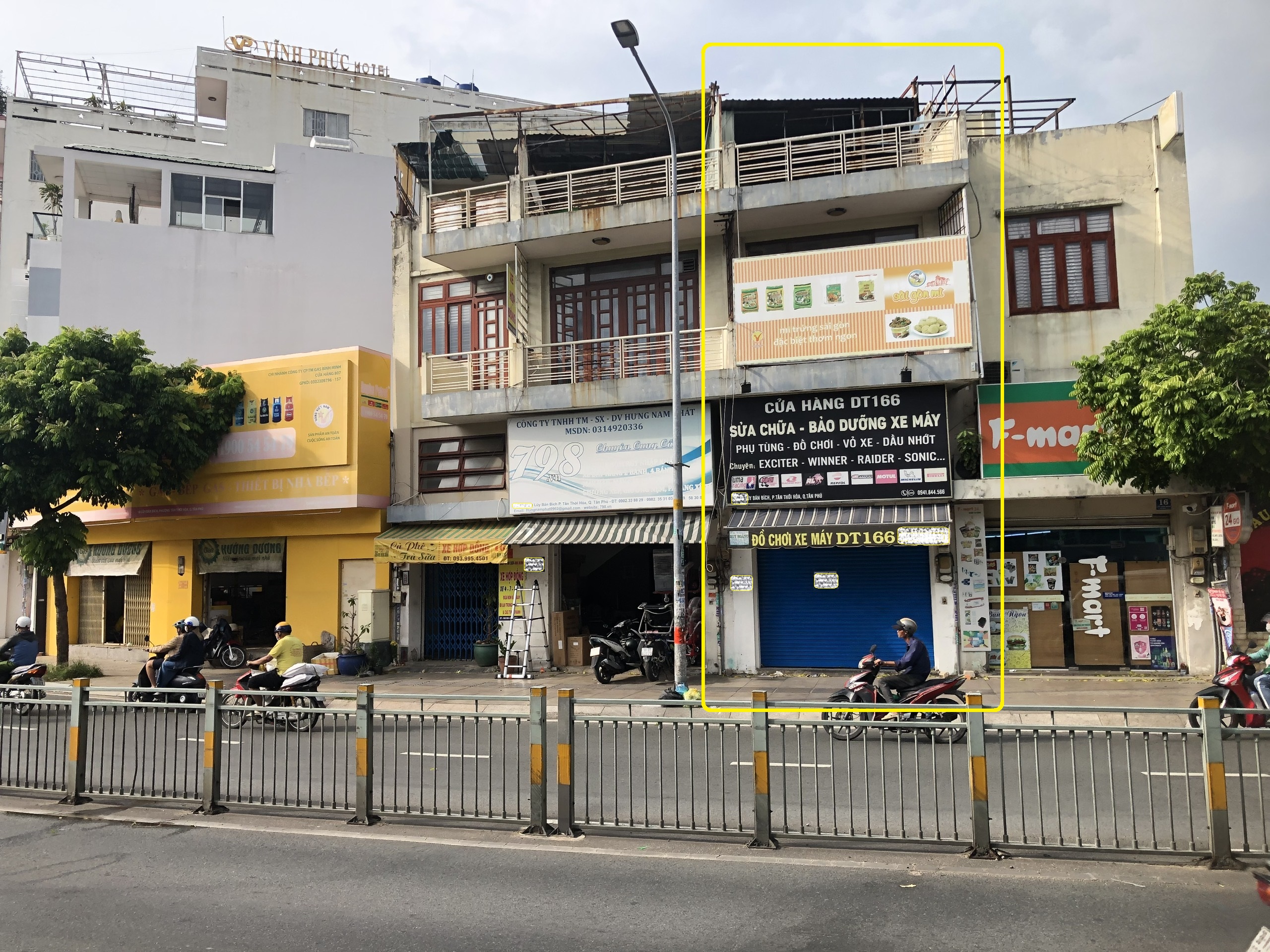 Cho thuê nhà MTKD Lũy Bán Bích 68m2 -3TẦNG - gần Đầm Sen