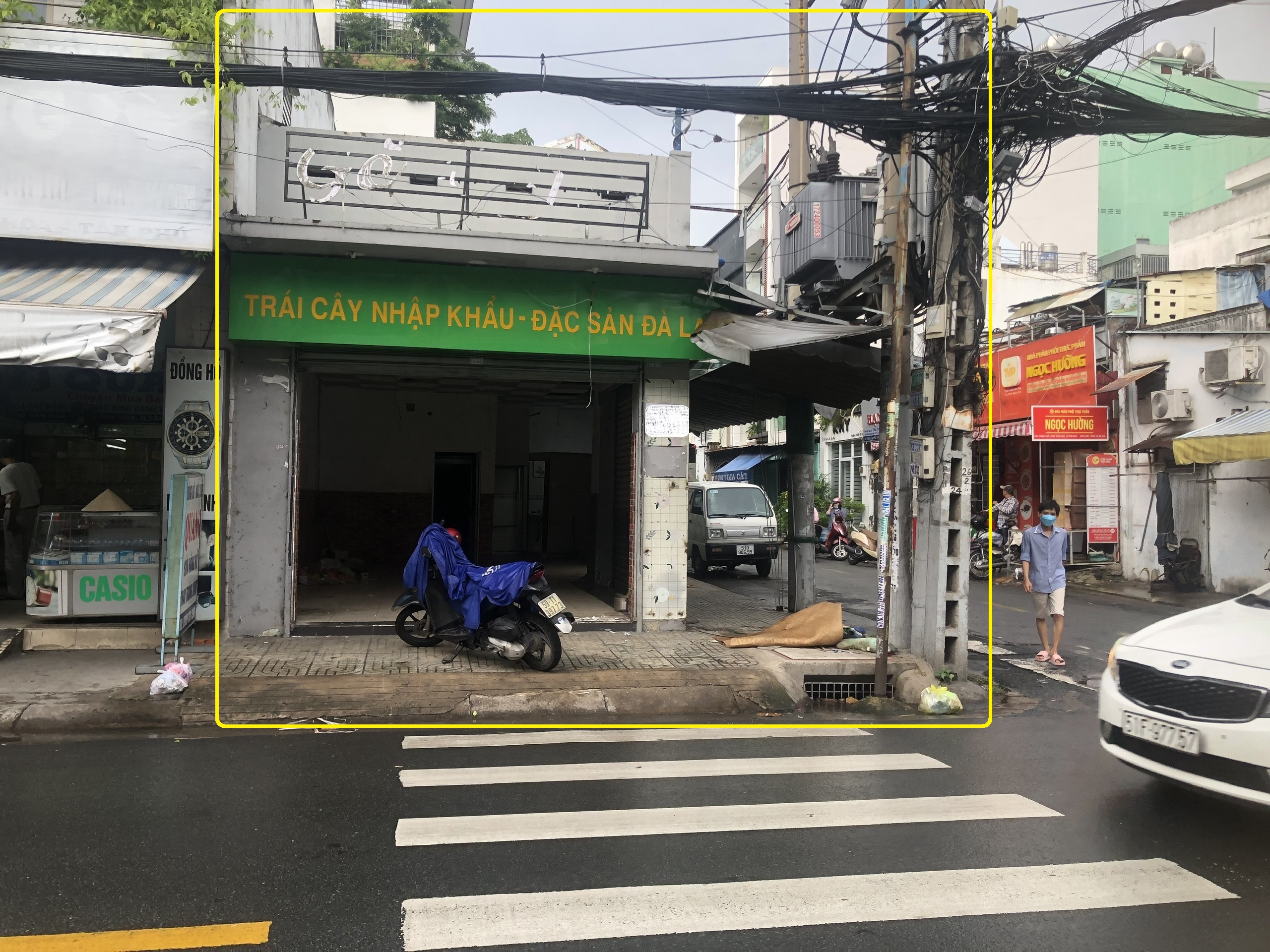 Cho thuê nhà GÓC 2 MTKD Văn Cao 64m2 gần chợ Tân Hương