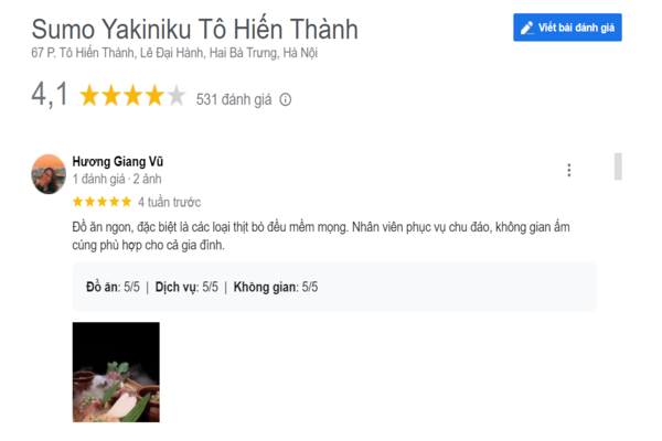 Sumo Yakiniku Tô Hiến Thành tại Hà Nội 5 sumo yakiniku to hien thanh 5