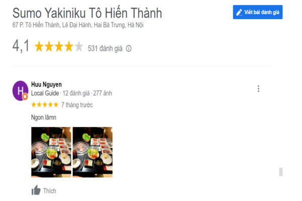Sumo Yakiniku Tô Hiến Thành tại Hà Nội 6 sumo yakiniku to hien thanh 6