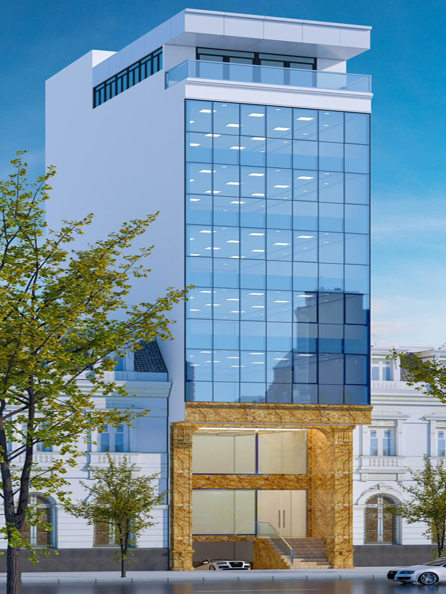 Bán Gấp Tòa Văn Phòng 9 Tầng Mặt Phố Hoàng Ngân.DT 222m2,Giá 105 TỶ