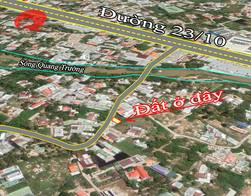 Bán đất Vĩnh Hiệp Nha Trang cách đường 23/10 chỉ 250m