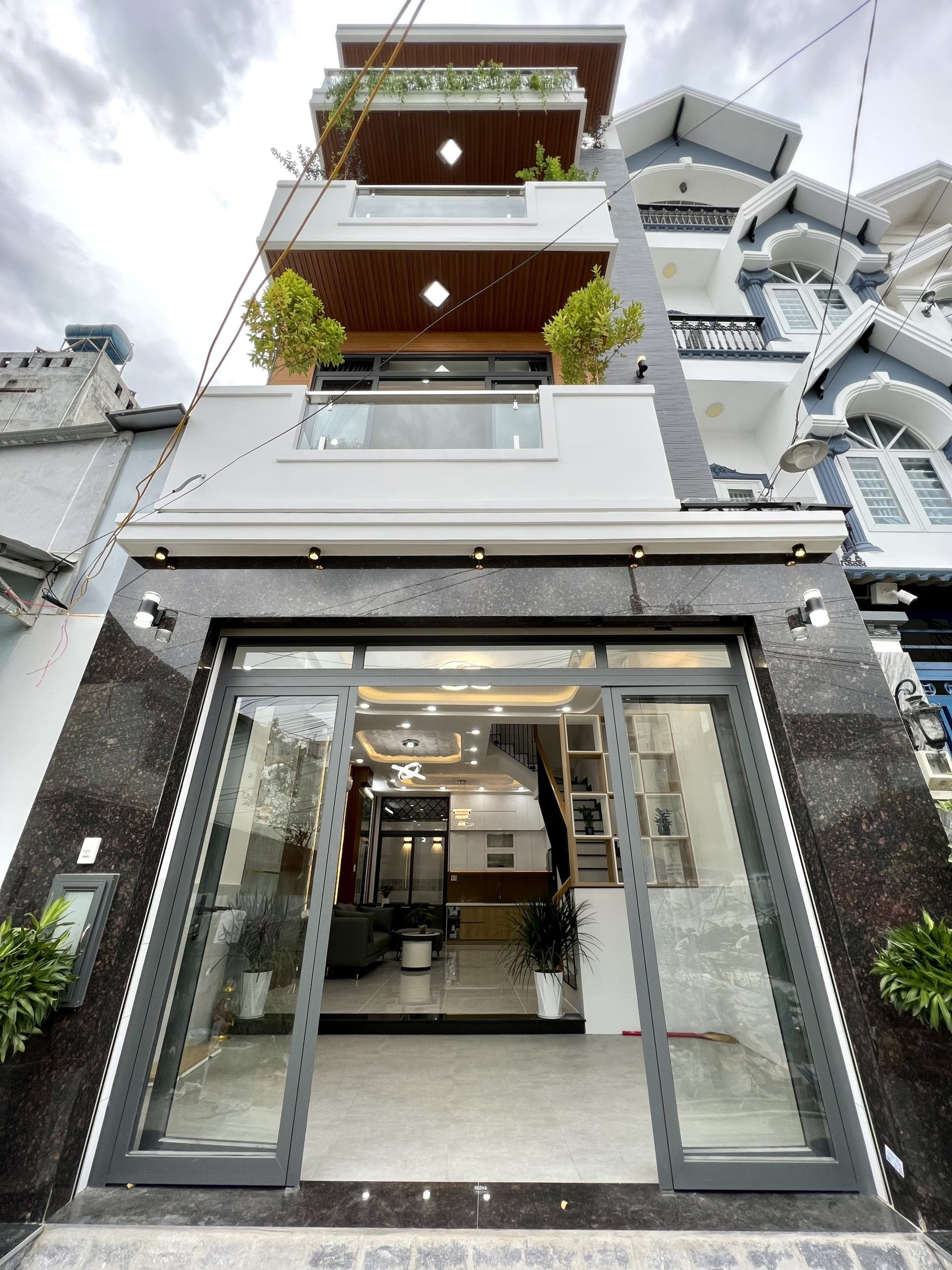 Bán nhà phố 4 tầng - Hẻm 80 Dương Cát Lợi, Nhà Bè.