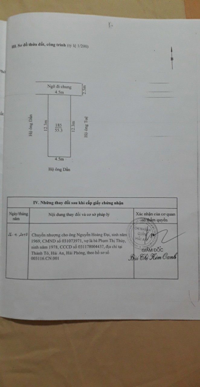 Bán nhà đường Trung Lực, 55m 3 tầng ngõ ô.tô GIÁ 2.85 tỉ ngay Trường Tiều Học