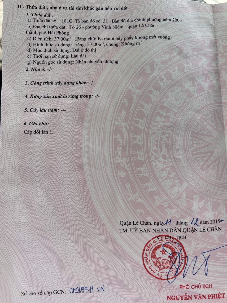 Bán nhà ngõ 594 Thiên Lôi - Lê Chân 3 tầng 3 ngủ GIÁ chỉ 1.69 tỉ