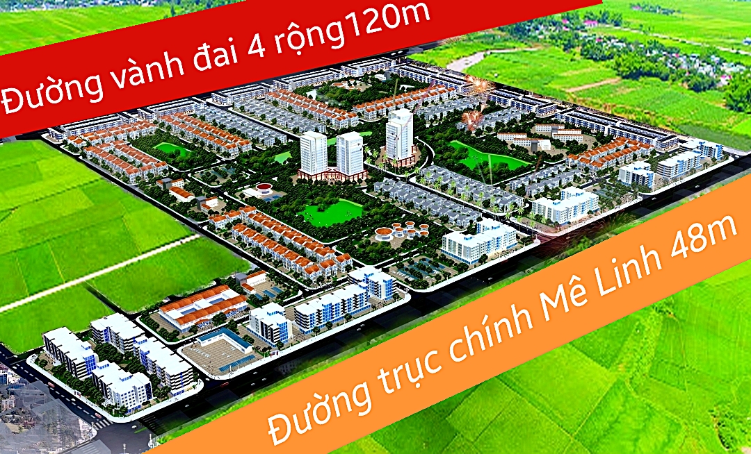 Em bán biệt thự cao cấp ngay cửa ngõ phía Bắc Hà Nội, mặt đường vành đai 4, giá chỉ 32tr/m2 sổ đỏ trao tay