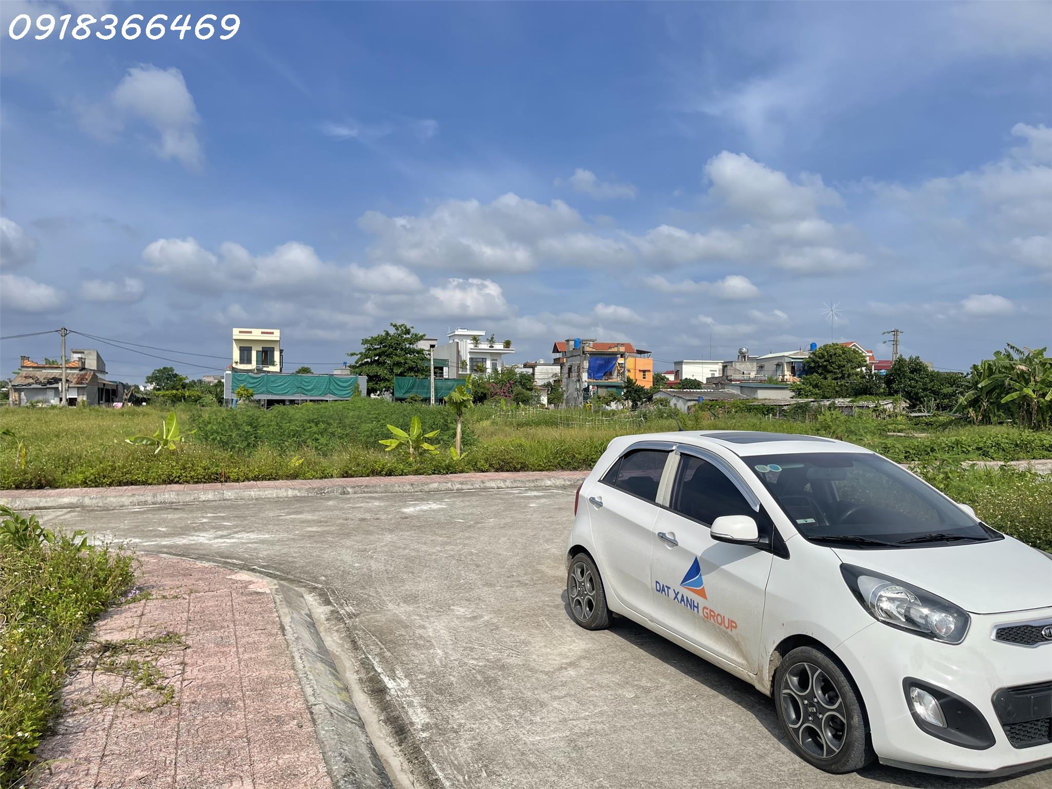 giá 5,9 tr/m2 với hơn 700 tr có ngay lô đất 125m2 ven thành phố Thái Bình