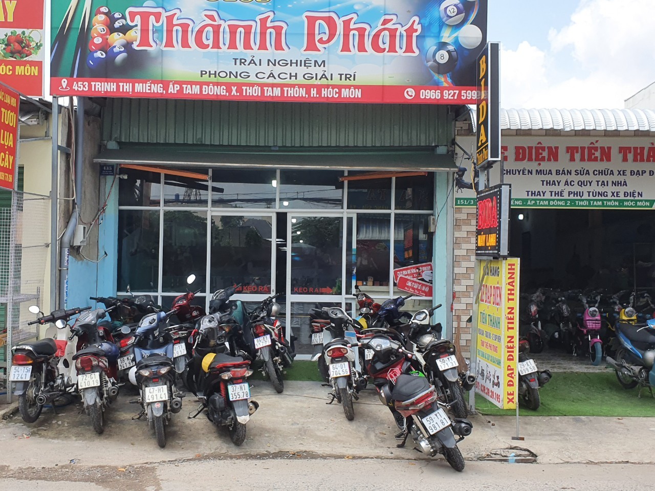 SANG QUÁN BIDA CLUP MẶT TIỀN – Số 453, Đường Trịnh Thị Miếng, Xã Thới Tam Thôn, Huyện Hóc Môn, HCM
