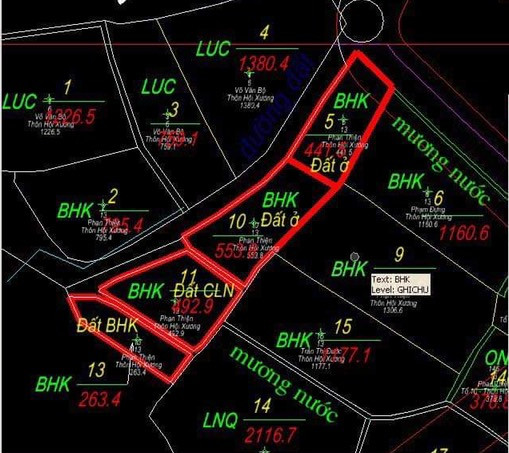 Bán vườn bưởi đang thu hoạch ở Suối Hiệp góc 2MT đường ôtô