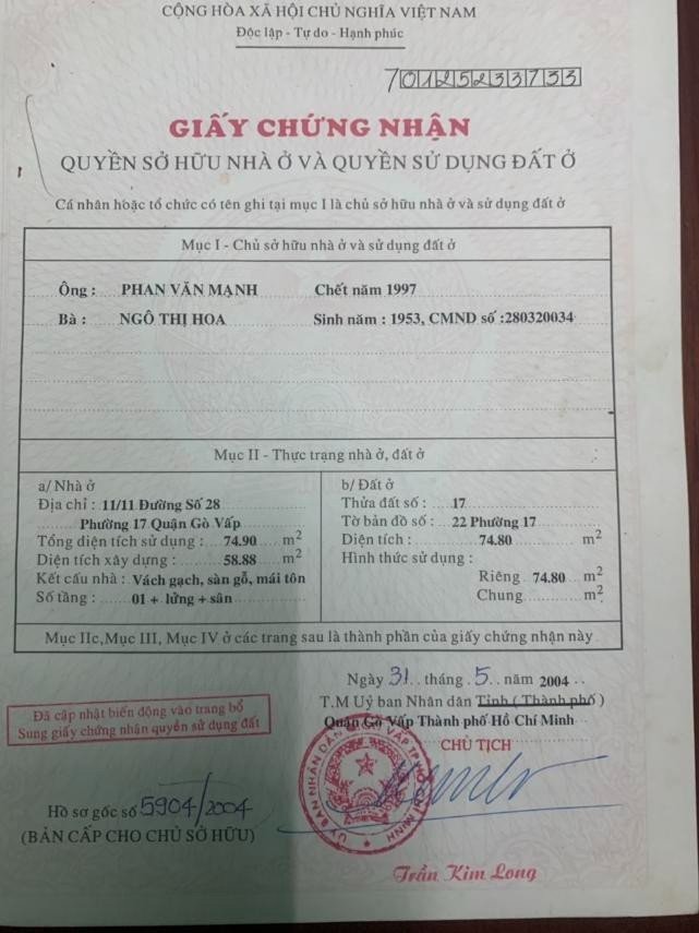 Bán Nhà MẶT TIỀN Đường Số 28, P.6, Gò Vấp