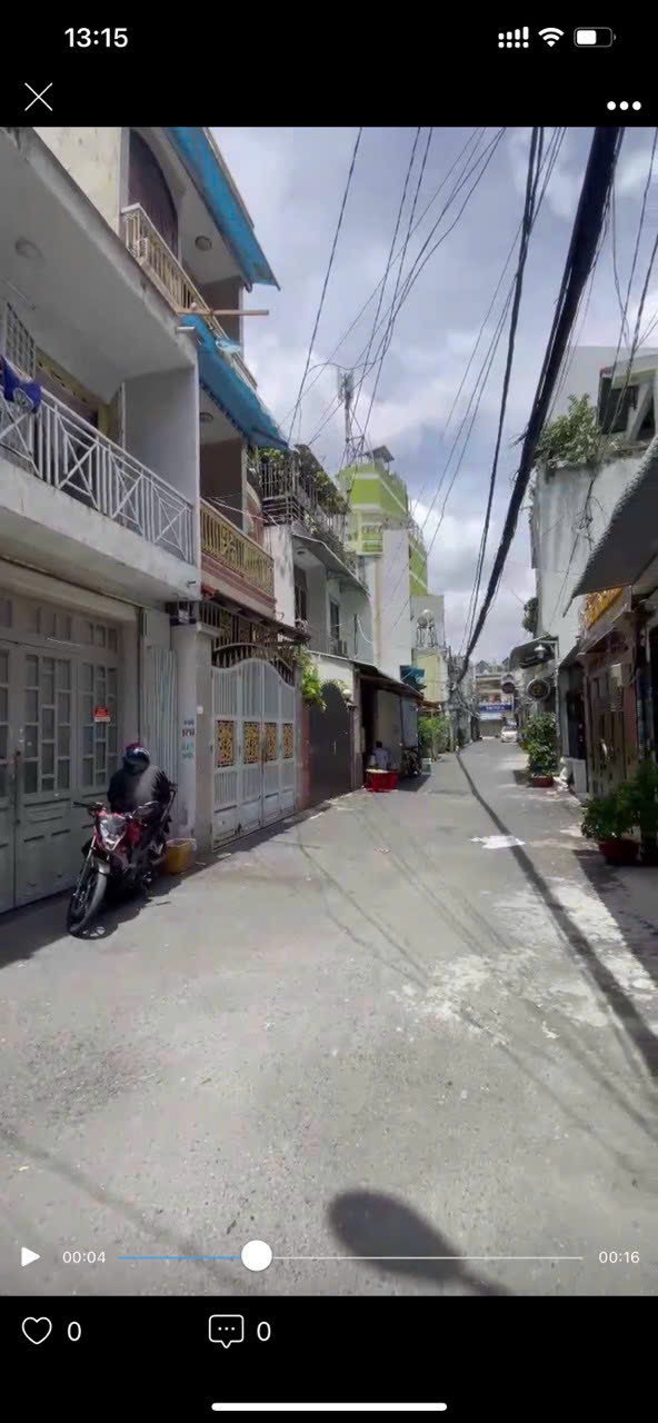 Nhà hẻm phạm văn chiêu p14,hẻm 1 trục cách mt 50m vị trí đẹp