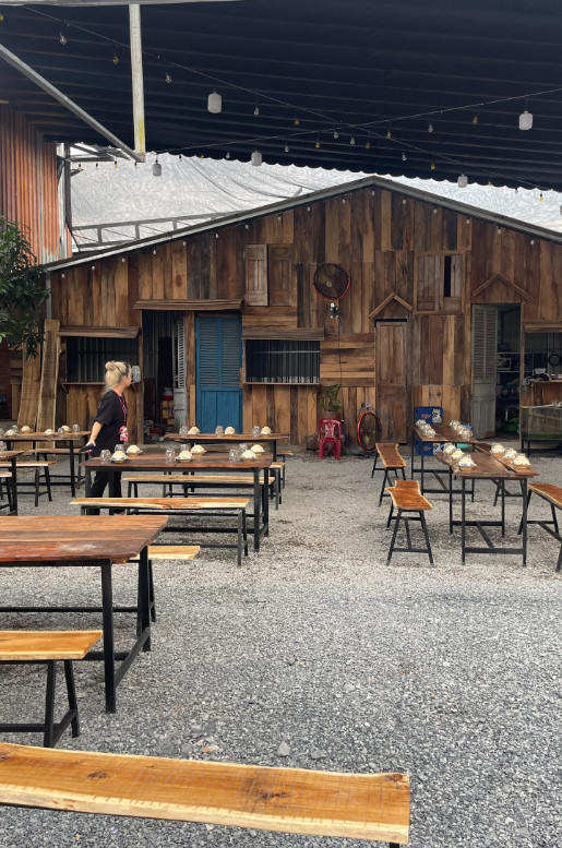 ** CHÍNH CHỦ BẾP CẦN SANG NHƯỢNG MẶT BẰNG KINH DOANH TRONG MÔ HÌNH NHÀ GỖ ĐỐI DIỆN S3.05 VINHOMES GRAND PARK - QUẬN 9