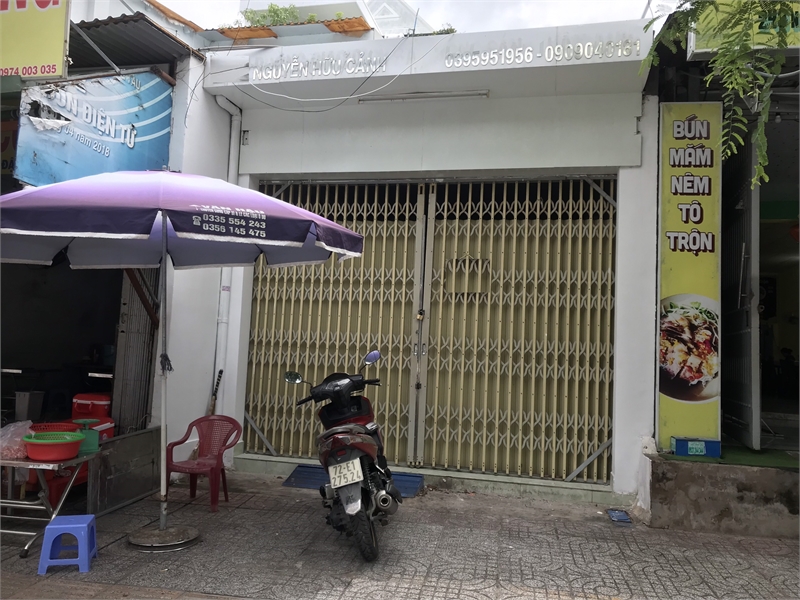 Cho thuê mặt bằng đường Nguyễn Hữu Cảnh, TPVT 5tr/t sạch sẽ.