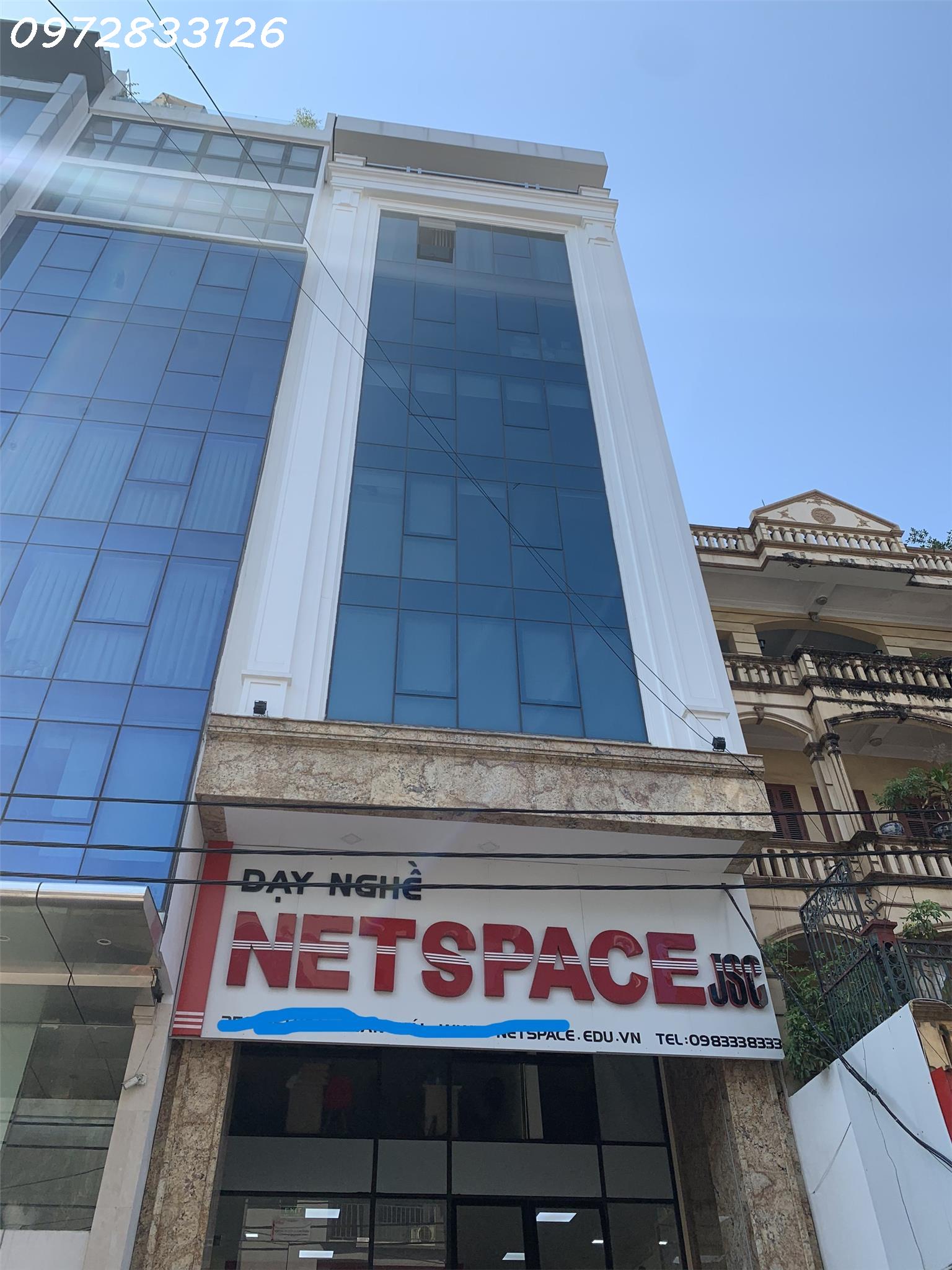 Bán văn phòng Trần Quang Diệu 125m2 8 tầng mặt tiền 6.2m giá rao bán 43 tỷ.