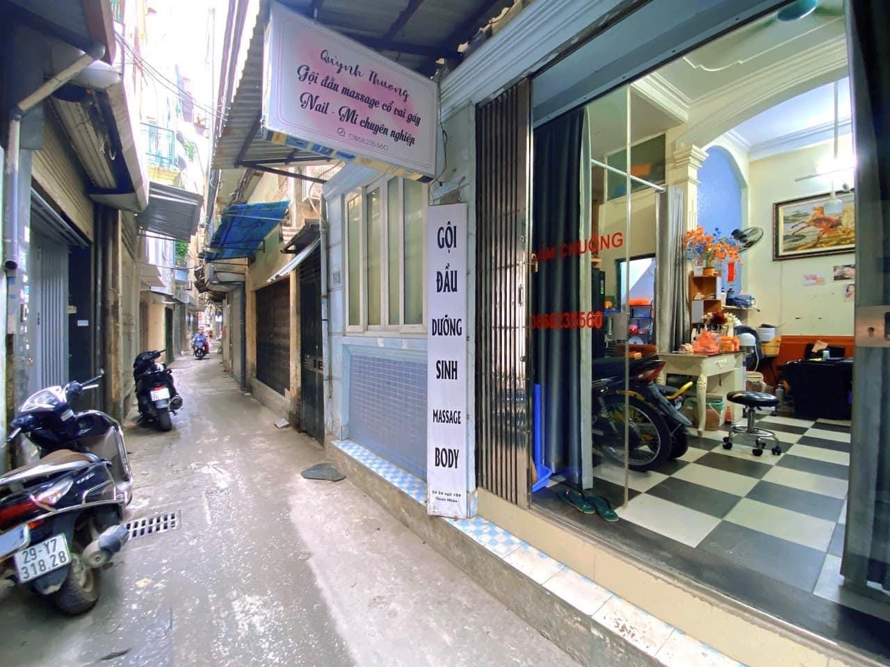 NHÀ 4 TẦNG GẦN ROYACITY NGÃ TƯ SỞ VỊ TRÍ MẶT NGÕ THÔNG KINH DOANH BUÔN BÁN LÔ GÓC THOÁNG GẦN MẶT PHỐ DT:35M2 MT:5.3M.