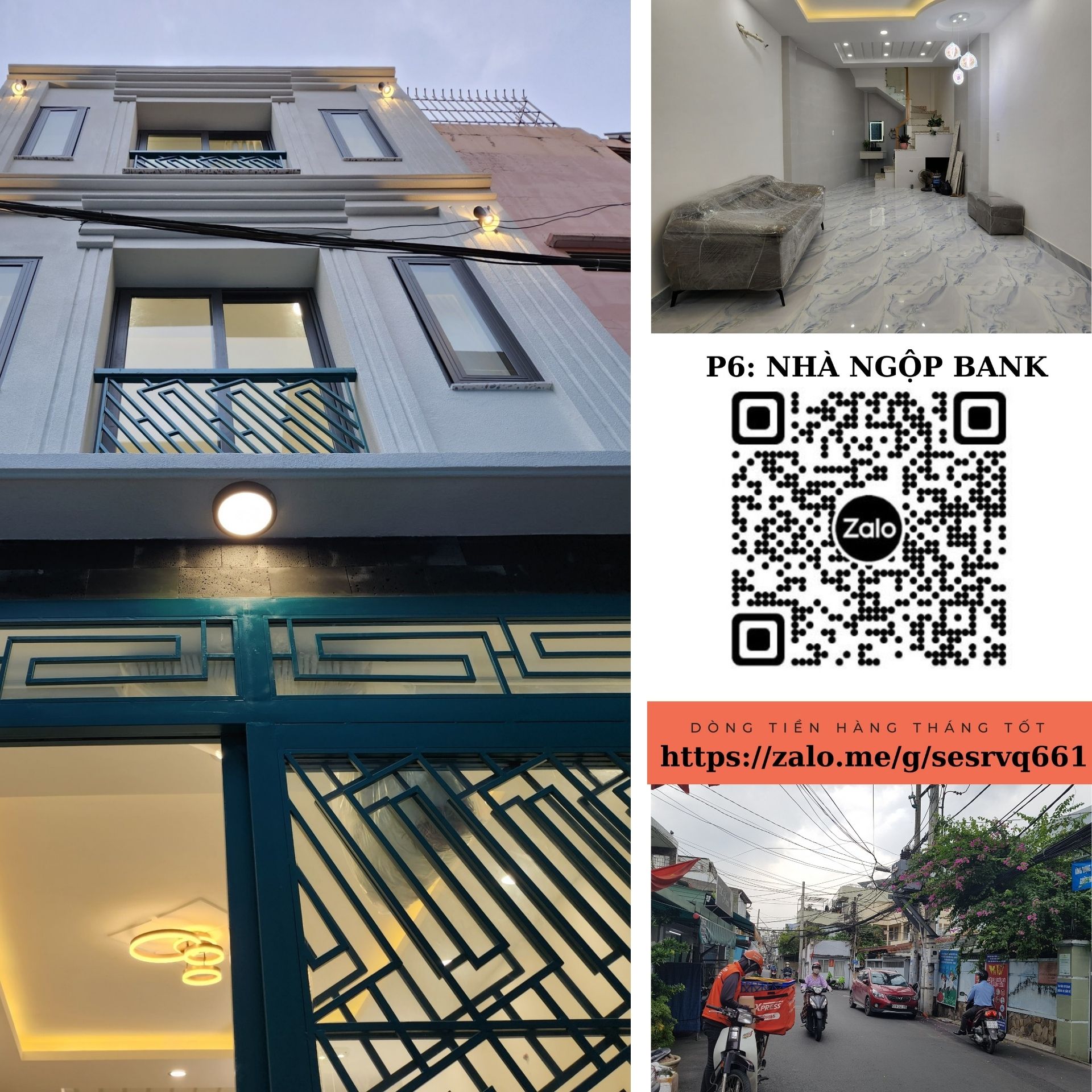 [Bất động sản đáng mơ ước] 4 TẦNG, NỞ HẬU 8M, 6 PN, NHỈNH 6 TỶ.