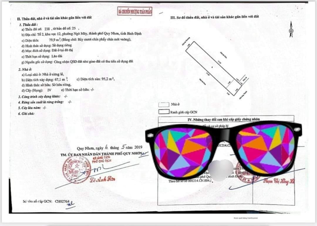 Bán Nhà Cạn Hẻm Hoàng Văn Thụ P. Ngô Mây Quy Nhơn , 80m2 , Cấp 4 , Giá 2 Tỷ