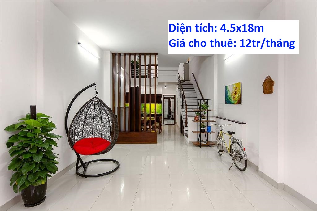 Cho thuê nhà 2 mặt tiền đường nội bộ Hoàng Văn Thụ, phường 7.