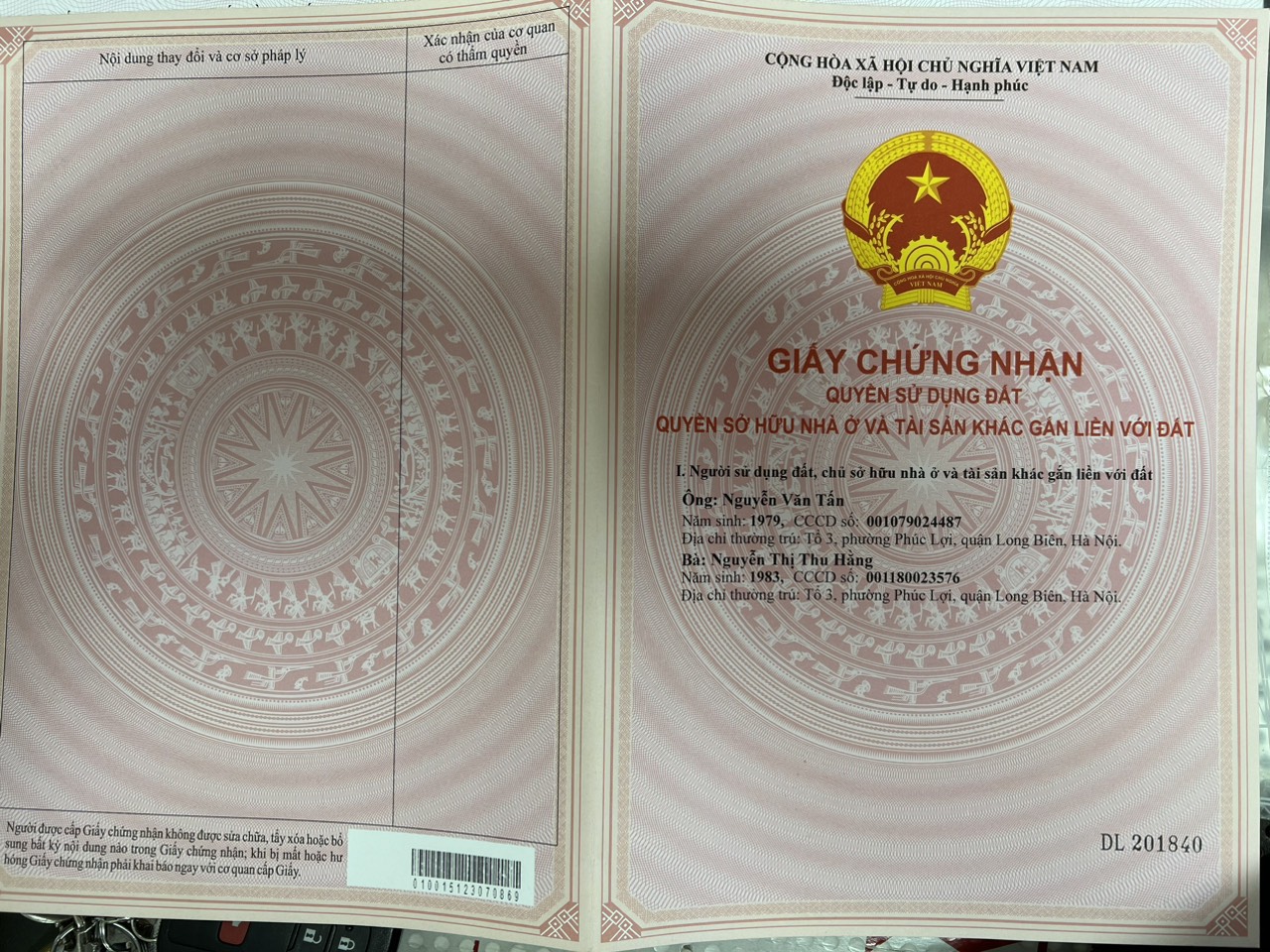 Chính chủ cần bán đất mặt phố Mai Phúc, cạnh ngõ 75 gara ô tô, tổ 3 phường Phúc Đồng, Long Biên.