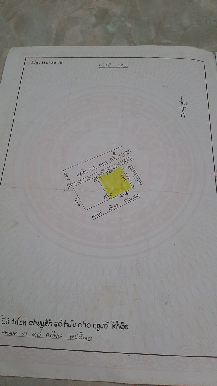 Bán Nhà Hẻm Hai Bà Trưng P.Trần Phú Quy Nhơn , 35M2, Gác Lỡ , Giá 1 Tỷ 700Tr.