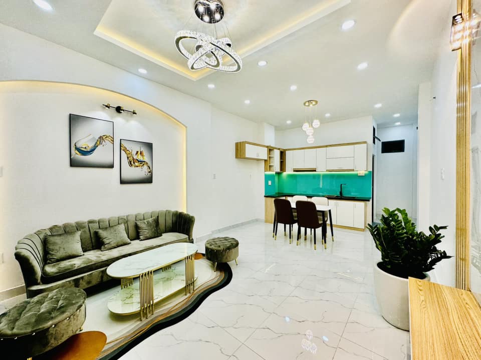 Chủ ngộp, bán nhà MỚI ĐẸP 4 tầng, ngang 4m hẻm thông Lê Văn Sỹ, ful nội thất, sổ A4, 3PN, 6.1 tỷ.