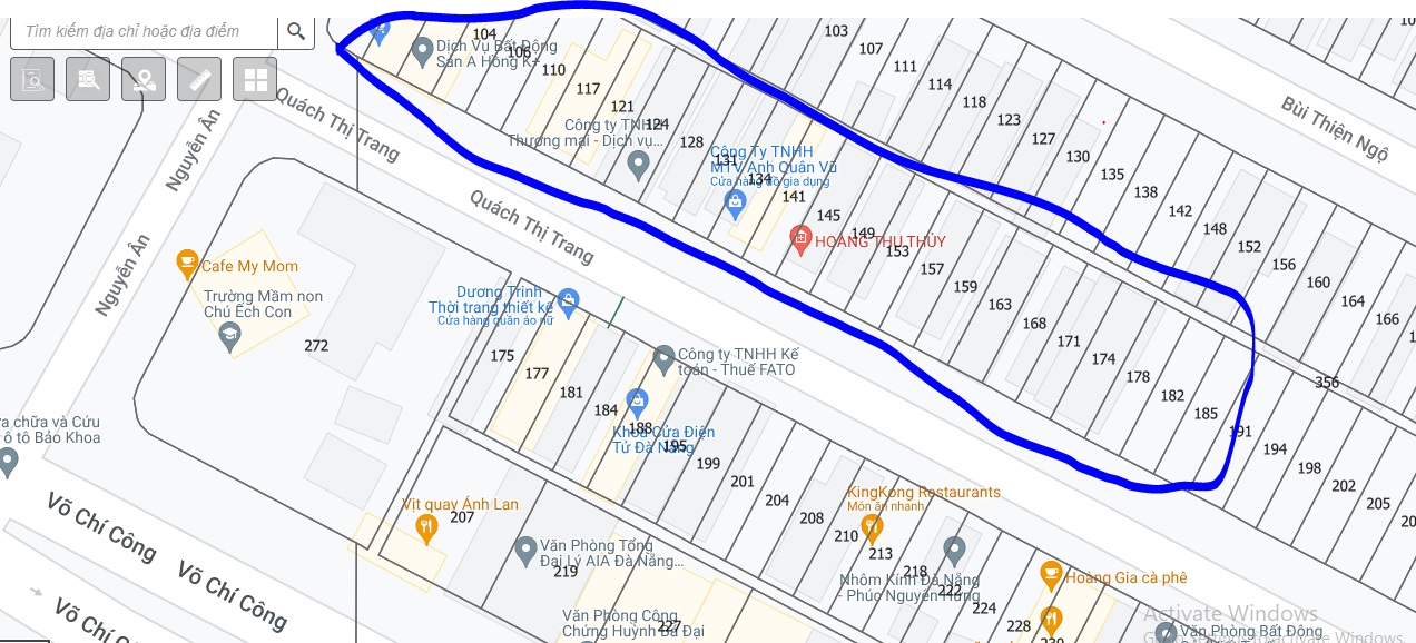 Nhà 3 mê đẹp ngất ngây đường Quách Thị Trang đối diện trường Chú Ếch Con, Hòa Xuân, Đà Nẵng.