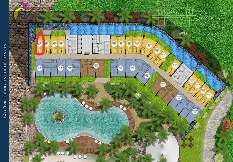 Chính chủ cần bán căn hộ khách sạn tầng 9 tòa Forest on the sand thuộc khu nghỉ dưỡng Flamingo tại Cát Bà, Cát Hải, Hải