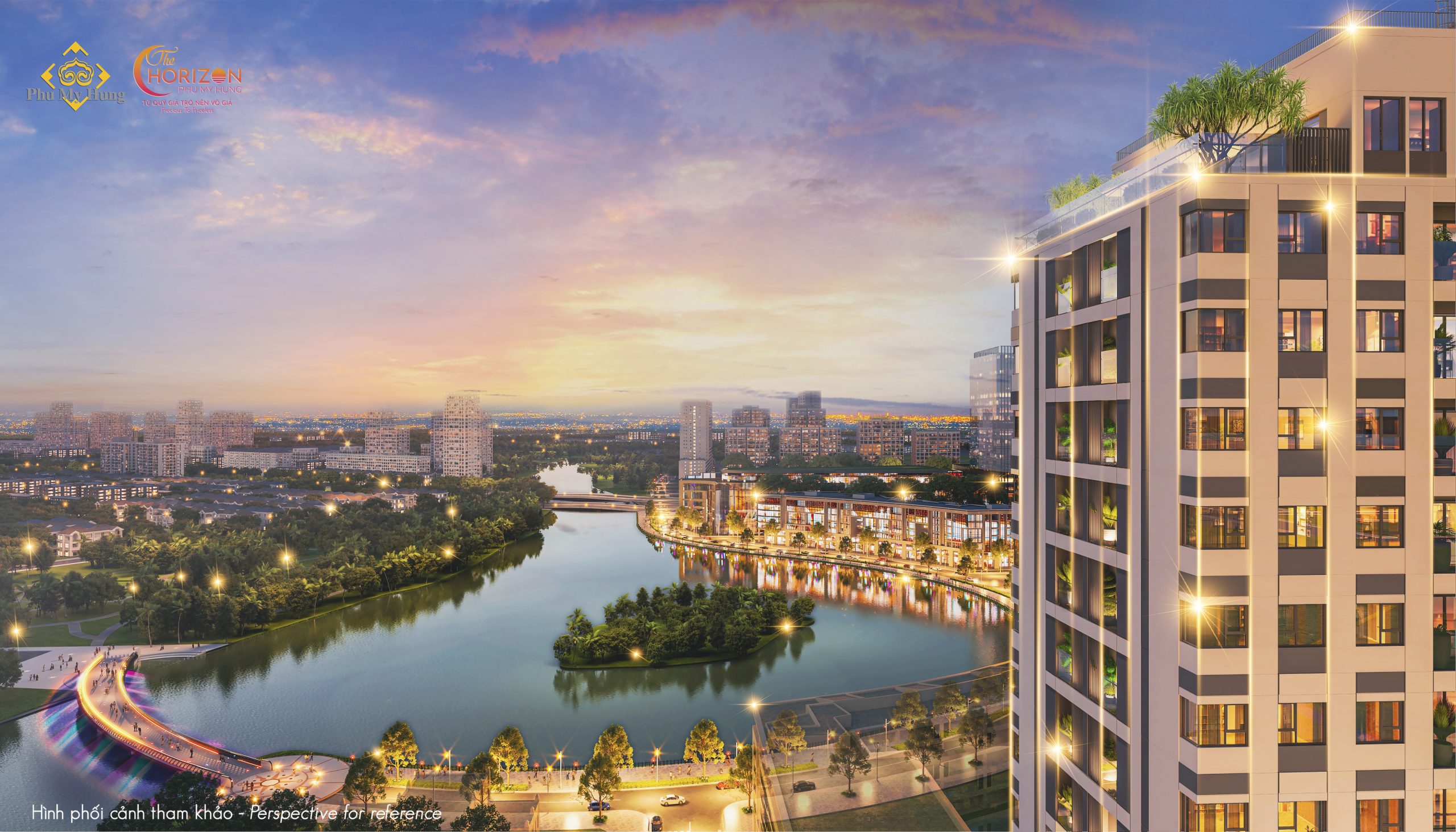 Mở bán Căn hộ siêu sang The Horizon Hồ Bán Nguyệt giai đoạn 1 - Book ngay căn đẹp - Giá gốc CĐT PMH.