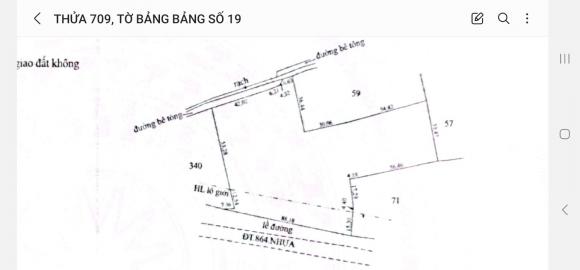 Bán 8.614m2 đất, 90m mặt tiền TL864
