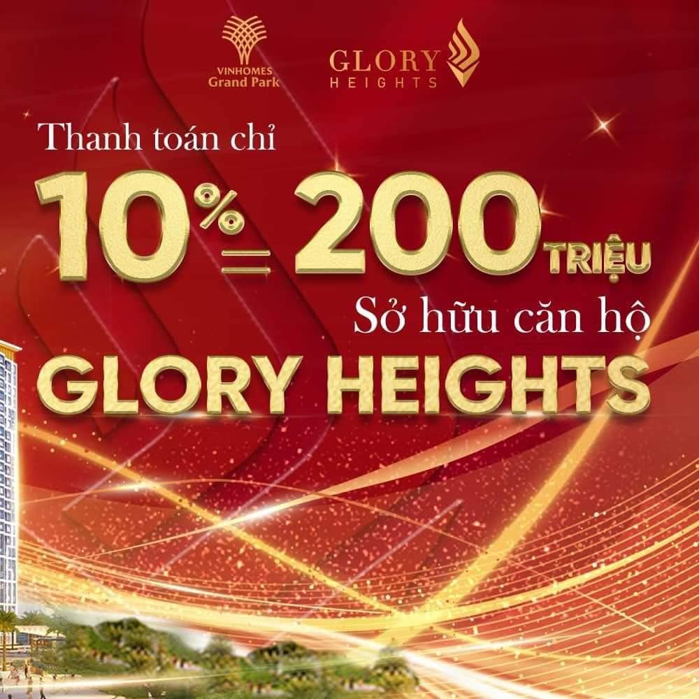 Chỉ Từ 3.4 Tỷ Sở Hữu Căn Hộ Cao Cấp 2PN Glory Heights - Vinhomes Grand Park.