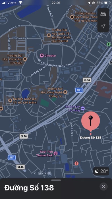 BÁN LÔ ĐẤT ĐƯỜNG XE HƠI 138 PHƯỜNG TÂN PHÚ (Q9) TP. THỦ ĐỨC