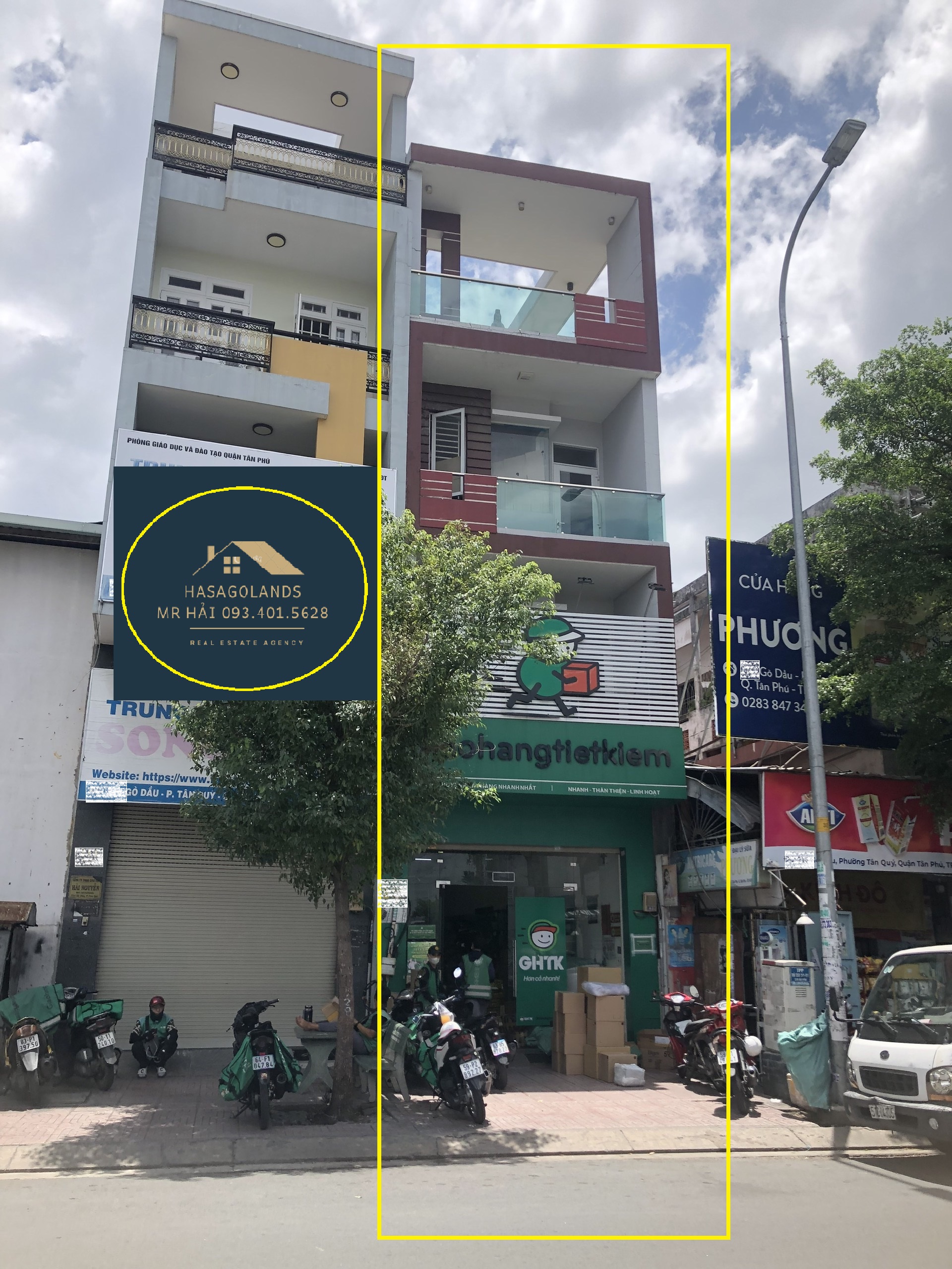 Cho thuê nhà Gò Dầu 84m2 - 4TẦNG - 33Triệu - gần AEON Tân Phú.