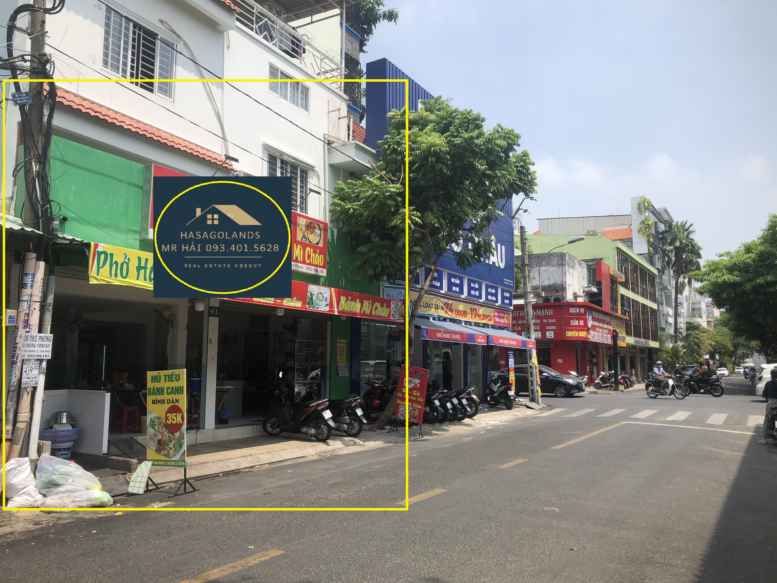 Cho thuê nhà Mặt Tiền KD Nguyễn Hậu 80m2, cạnh ngã 4 đèn đỏ,17 triệu.