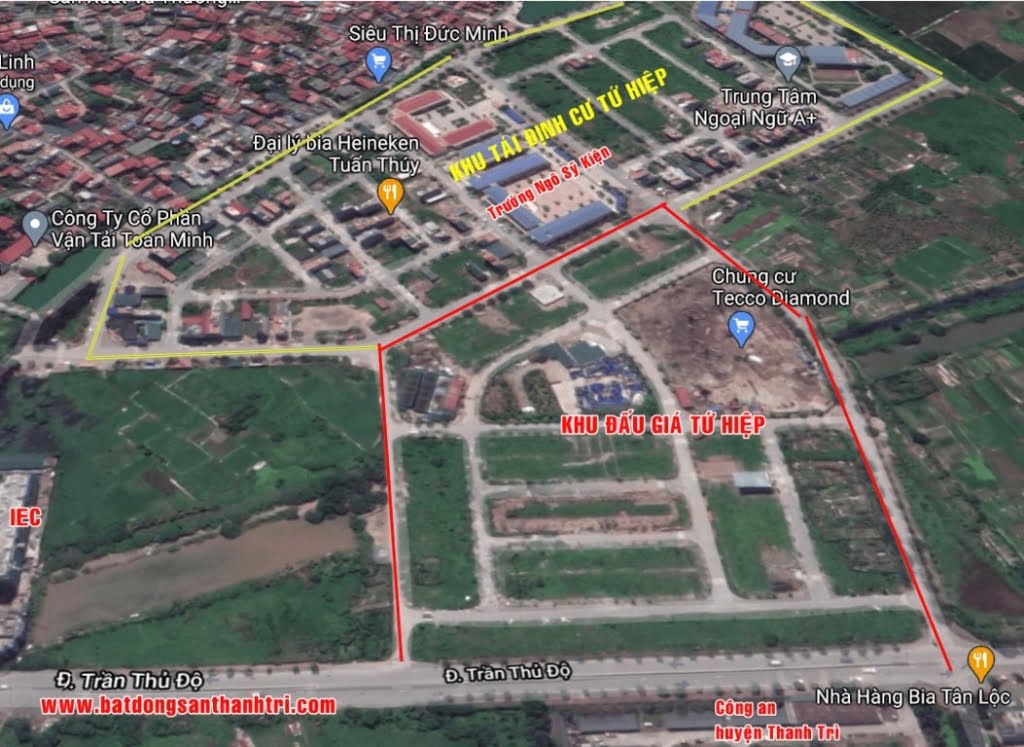 Bán 3 lô đất đấu giá Ngũ Hiệp - Tứ Hiệp, Thanh Trì giá đầu tư.