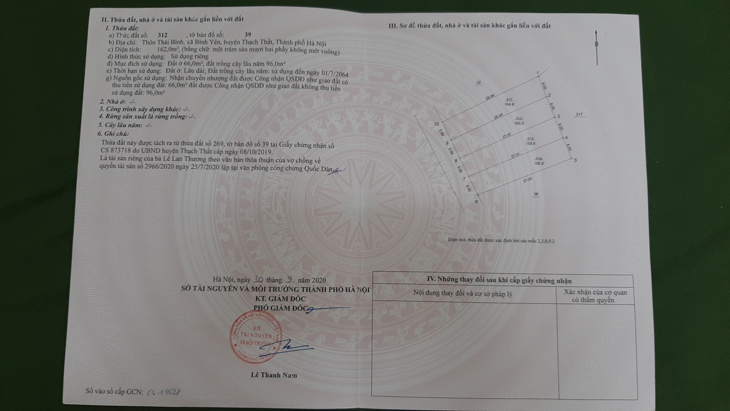 CẦN BÁN 162m SÁT NHÀ TRỌ 5 TẦNG Ở THÔN THÁI BÌNH NGAY CÔNG NGHỆ CAO HOÀ LẠC.