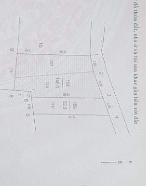 CỰC HIẾM Bán Lô đất ở Phương Canh, Nam Từ Liêm Ngõ thông 52m2, chỉ 2.8tỷ.