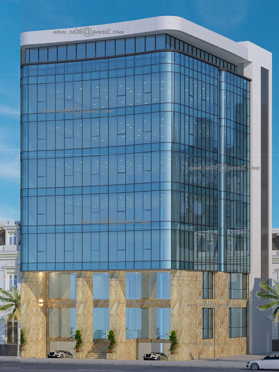 Cho Thuê Nhanh Tòa Văn Phòng 9 Tầng Lô Góc Mặt Phố Hoàng Ngân.Giá 27.000USD/th.