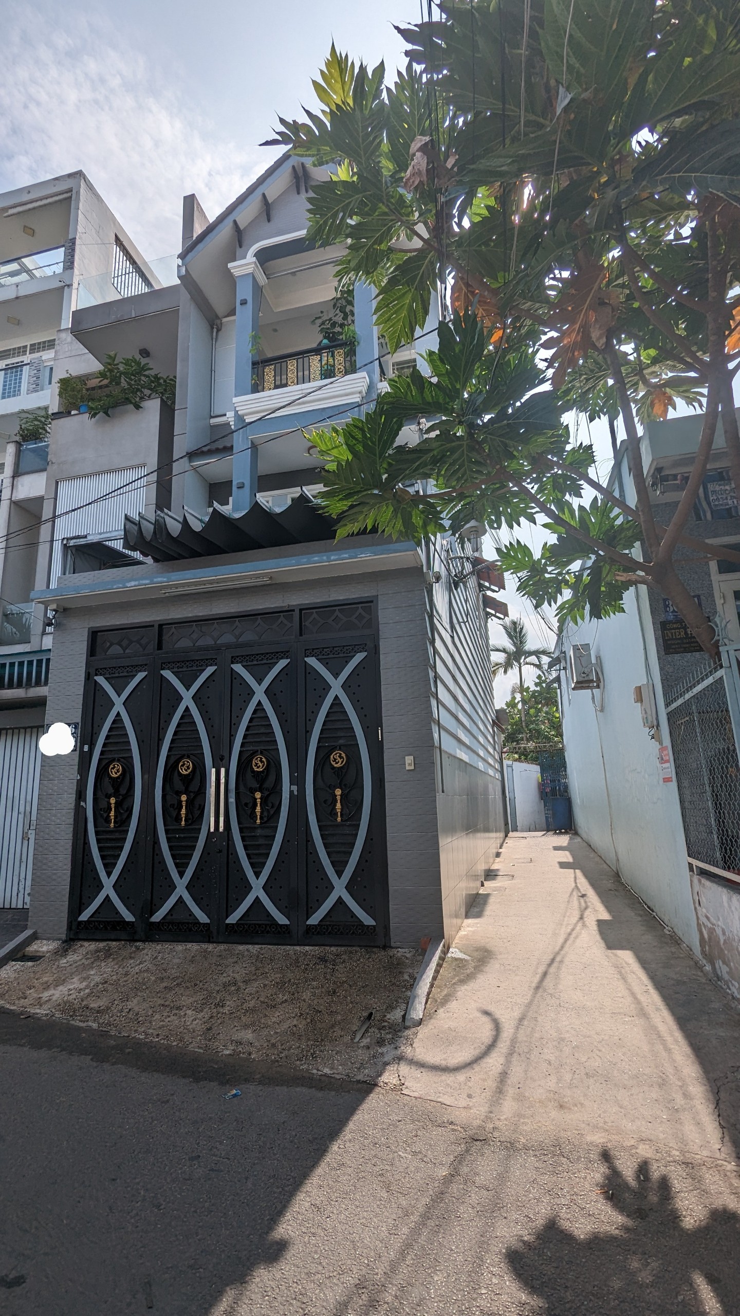 Bán nhà Thoại Ngọc Hầu 74m2 nở hậu, 3 tầng, 2PN 3WC, Hẻm thông 4m 6.9 tỷ TL.