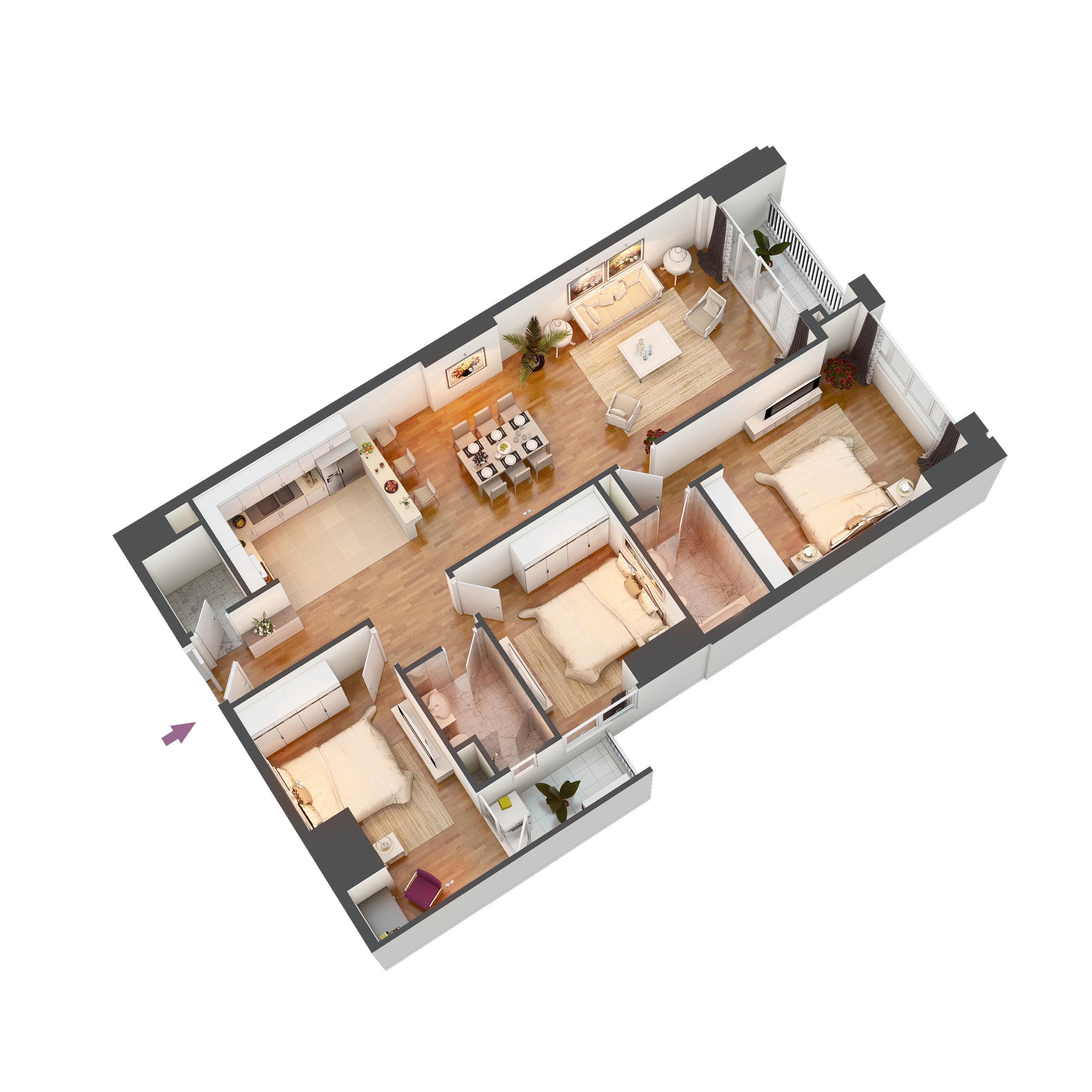 Bán nhanh căn 4PN tòa Hồ Gươm Plaza/ Giảm thêm 3 tr/m2 trong tháng Ngâu.