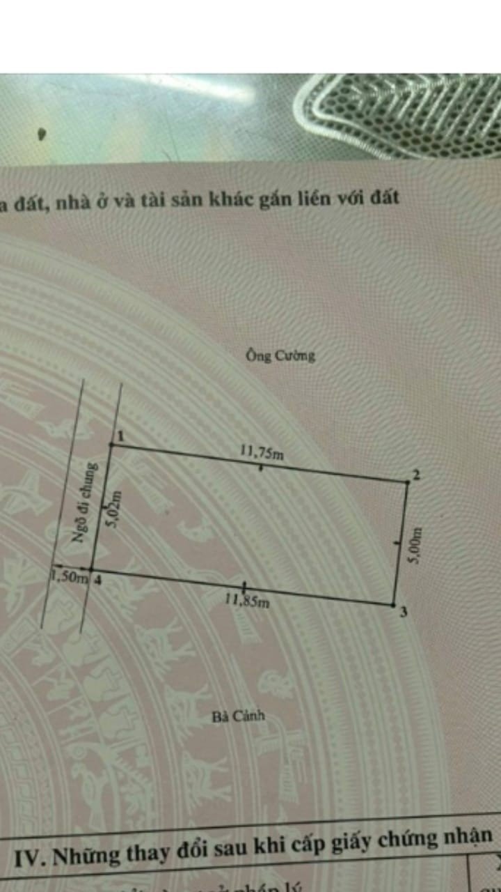 Bán đất tặng nhà cấp 4 đường Miếu Hai Xã, diện tích 60m GIÁ 1.9 tỉ