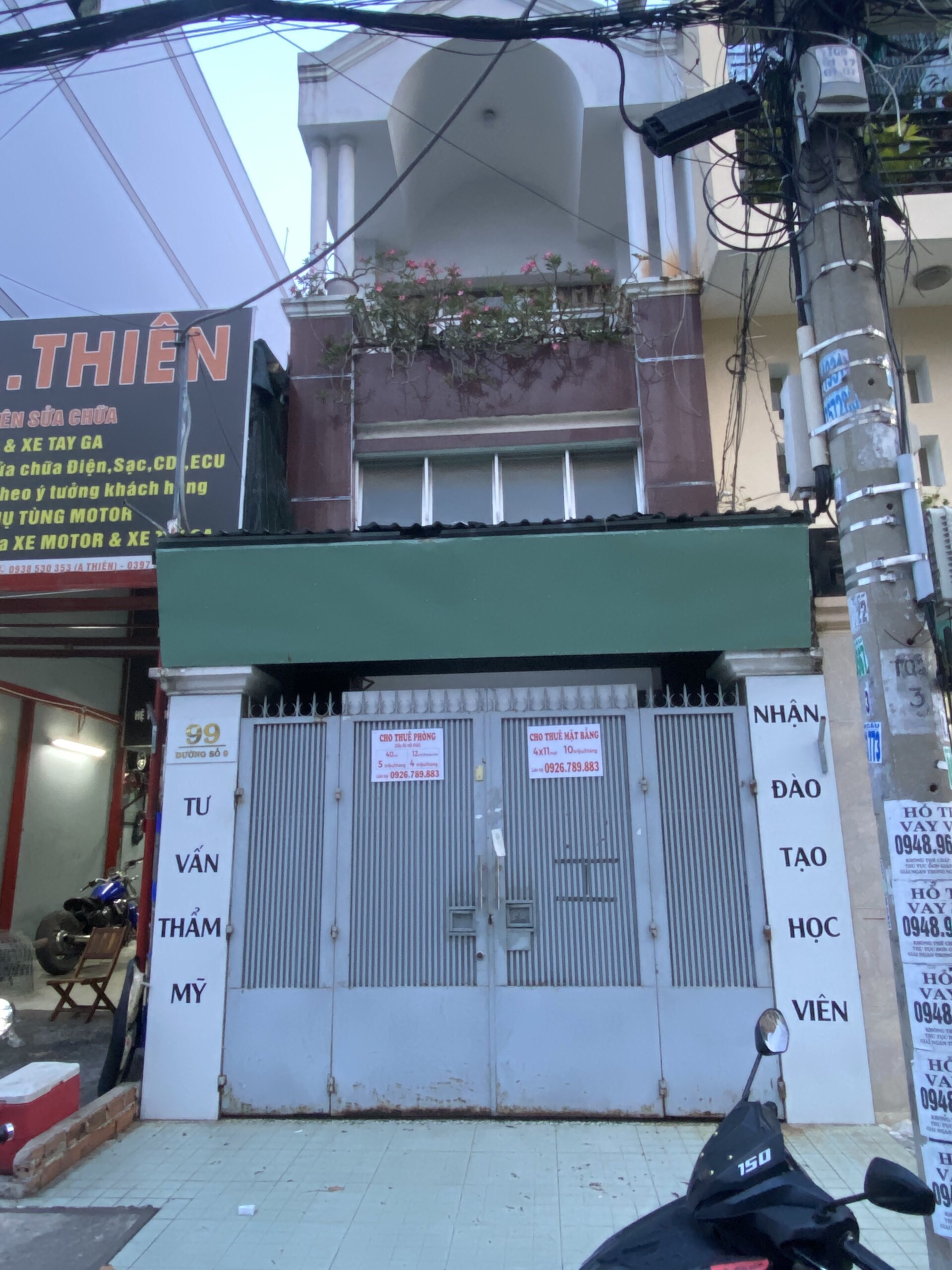 **CHO THUÊ MẶT BẰNG ĐƯỜNG SỐ 9 - PHƯỜNG TÂN KIỂNG - QUẬN 7 - TP.HCM**